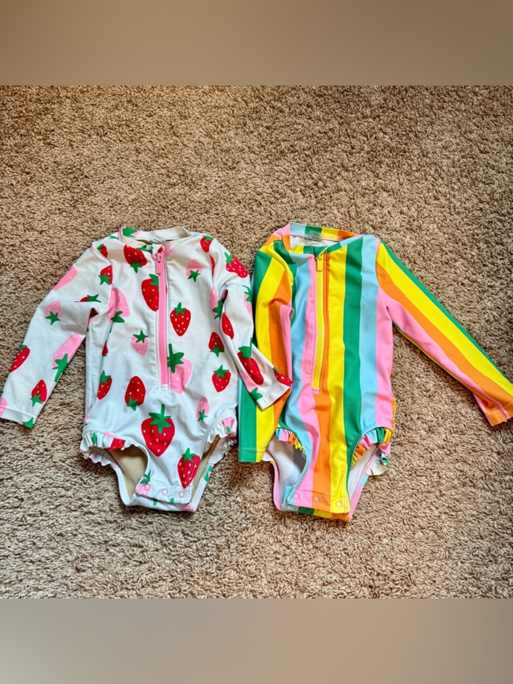 Old Navy Rash Guard Swimsuit Bundle Toddler Girls